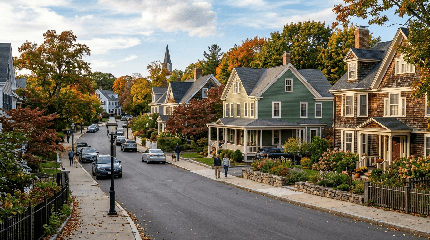 Newton MA’s $1,125,050 Village Price Gap